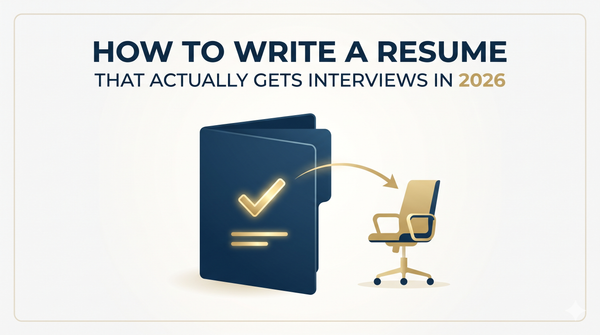 How to Write a Resume That Actually Gets Interviews in 2026